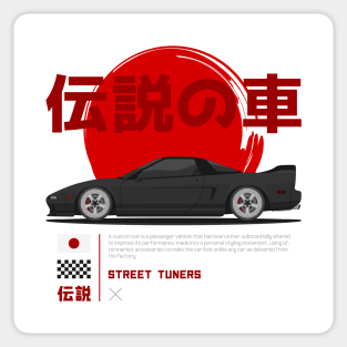 Midnight Racer Black NSX JDM Sticker